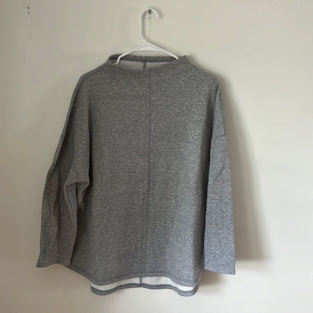 Target Fleece Lined High Neck Oversized Sweatshirt